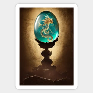 Transparent Dragon Egg Sticker